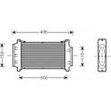 Intercooler AVA QUALITY COOLING  - BWA4262
