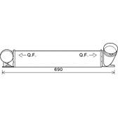 Intercooler AVA QUALITY COOLING  - BWA4482
