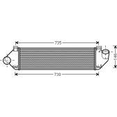 Intercooler AVA QUALITY COOLING  - FDA4438