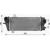 Intercooler AVA QUALITY COOLING  - KA4324