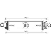 Intercooler AVA QUALITY COOLING  - MSA4659
