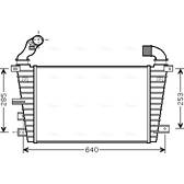 Intercooler AVA QUALITY COOLING  - OL4416