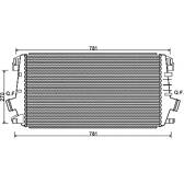 Intercooler AVA QUALITY COOLING  - OLA4550