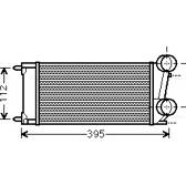 Intercooler AVA QUALITY COOLING  - PEA4343