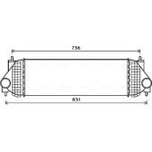 Intercooler AVA QUALITY COOLING  - SZA4134