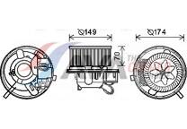 Elektrische motor, interieurventilatie
