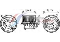 Elektrische motor, interieurventilatie
