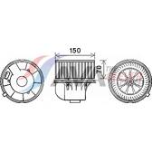 Elektrische motor, interieurventilatie AVA QUALITY COOLING  - VN8354