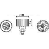 Electric Motor, interior blower AVA QUALITY COOLING  - AI8374