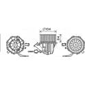 Electric Motor, interior blower AVA QUALITY COOLING  - AI8391