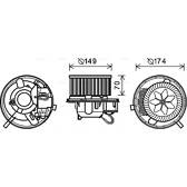 Electric Motor, interior blower AVA QUALITY COOLING  - VN8339