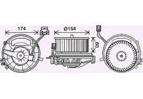 Electric Motor, interior blower