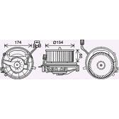 Electric Motor, interior blower AVA QUALITY COOLING  - VN8399