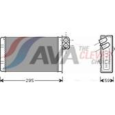 Kachelradiateur, interieurverwarming AVA QUALITY COOLING  - PEA6240
