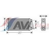 Voorverwarmer, interieurverwarming AVA QUALITY COOLING  - RTA6457