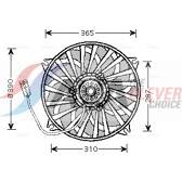 Koelventilator AVA QUALITY COOLING  - PE7529