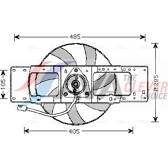 Koelventilator AVA QUALITY COOLING  - RT7528