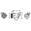 Kompressor, Klimaanlage AVA QUALITY COOLING  - BWAK076