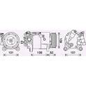 Kompressor, Klimaanlage AVA QUALITY COOLING  - BWAK566