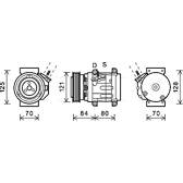 Kompressor, Klimaanlage AVA QUALITY COOLING  - CTK037