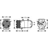 Kompressor, Klimaanlage AVA QUALITY COOLING  - FDAK416