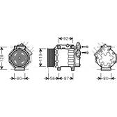 Kompressor, Klimaanlage AVA QUALITY COOLING  - FDAK431