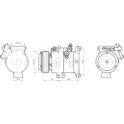 Kompressor, Klimaanlage AVA QUALITY COOLING  - MZAK303