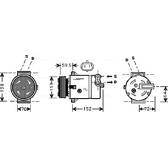 Kompressor, Klimaanlage AVA QUALITY COOLING  - OLAK279
