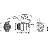Kompressor, Klimaanlage AVA QUALITY COOLING  - OLAK316