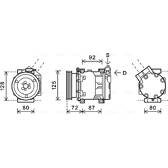 Kompressor, Klimaanlage AVA QUALITY COOLING  - RTAK479