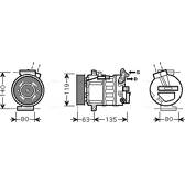 Kompressor, Klimaanlage AVA QUALITY COOLING  - RTK389