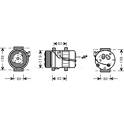 Kompressor, Klimaanlage AVA QUALITY COOLING  - VOAK054