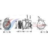 Kompressor, klimatanläggning AVA QUALITY COOLING  - AIAK262