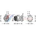 Kompressor, klimatanläggning AVA QUALITY COOLING  - ALAK009