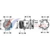 Kompressor, klimatanläggning AVA QUALITY COOLING  - CNAK255