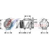 Kompressor, klimatanläggning AVA QUALITY COOLING  - FDAK431