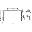 Kondensator, Klimaanlage AVA QUALITY COOLING  - AI5121