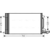 Kondensator, Klimaanlage AVA QUALITY COOLING  - STA5038D