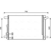 Kondensator, Klimaanlage AVA QUALITY COOLING  - VNA5335D
