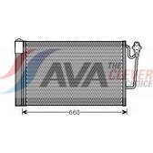 Kondensor, klimatanläggning AVA QUALITY COOLING  - BWA5363D