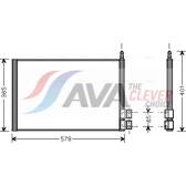 Kondensor, klimatanläggning AVA QUALITY COOLING  - FDA5328