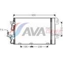Kondensor, klimatanläggning AVA QUALITY COOLING  - OL5366D