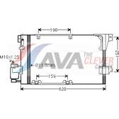 Kondensor, klimatanläggning AVA QUALITY COOLING  - OLA5251D