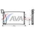 Kondensor, klimatanläggning AVA QUALITY COOLING  - SB5056