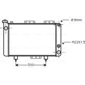 Kühler, Motorkühlung AVA QUALITY COOLING  - RT2001