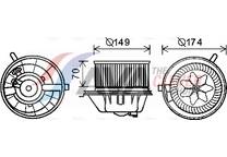 Elektrisk motor, kupéfläkt