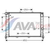 Kylare, motorkylning AVA QUALITY COOLING  - ALA2091