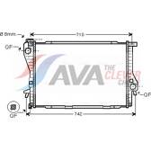 Kylare, motorkylning AVA QUALITY COOLING  - BWA2300