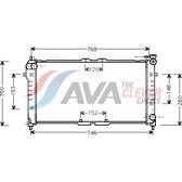 Kylare, motorkylning AVA QUALITY COOLING  - MZ2027