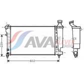 Kylare, motorkylning AVA QUALITY COOLING  - PEA2262